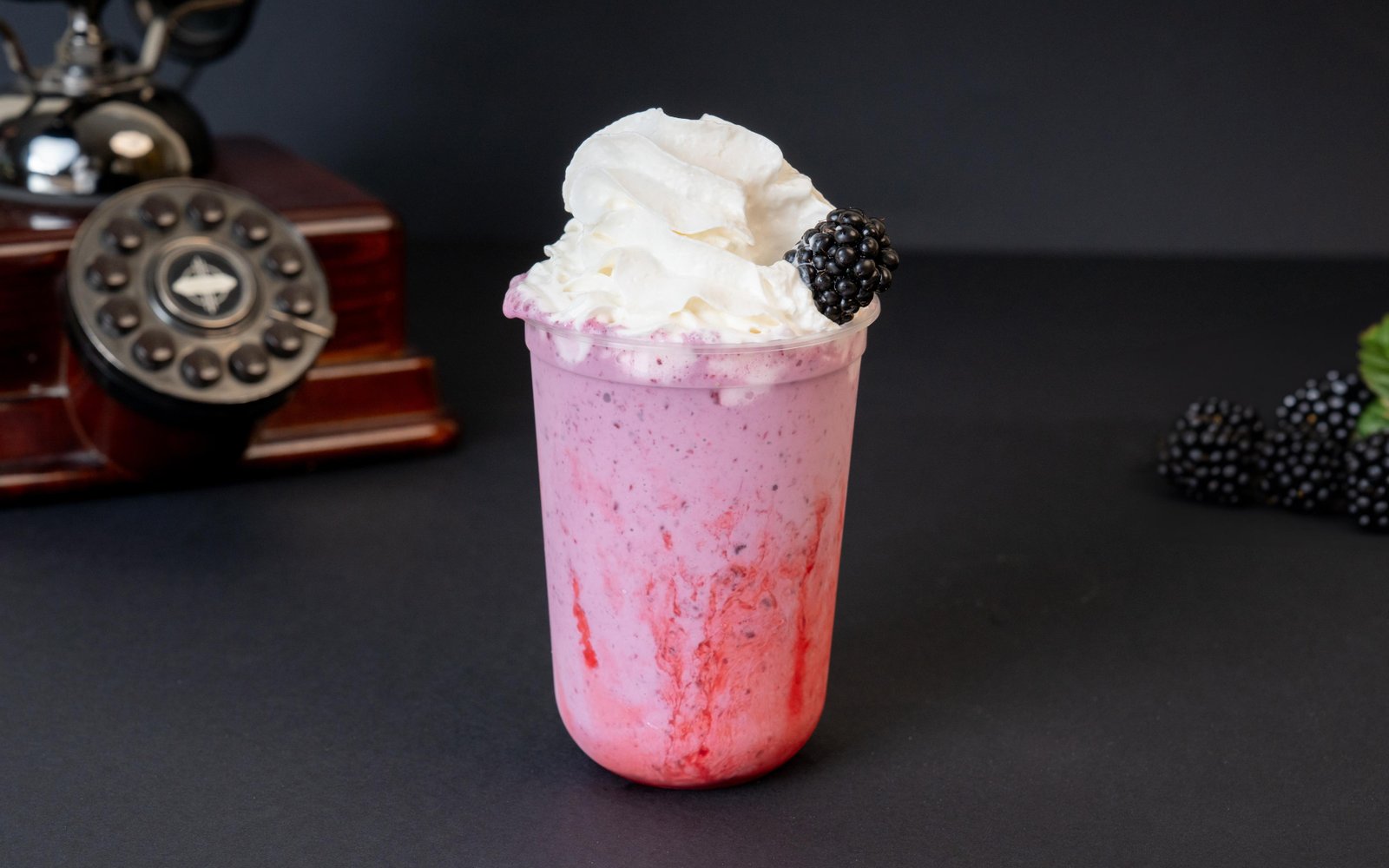 Blackberry milkshake